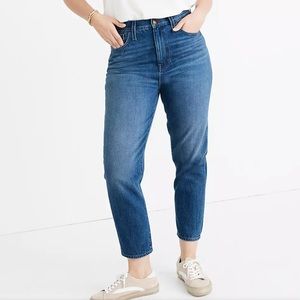 Madewell The Mom Jean Stratfield Wash High Rise Size 33